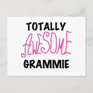 Postal Camisetas Grammie Pink totalmente asombrosas regal