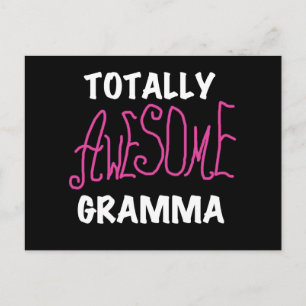 Postal Camisetas rosas Gramma totalmente asombrosas regal