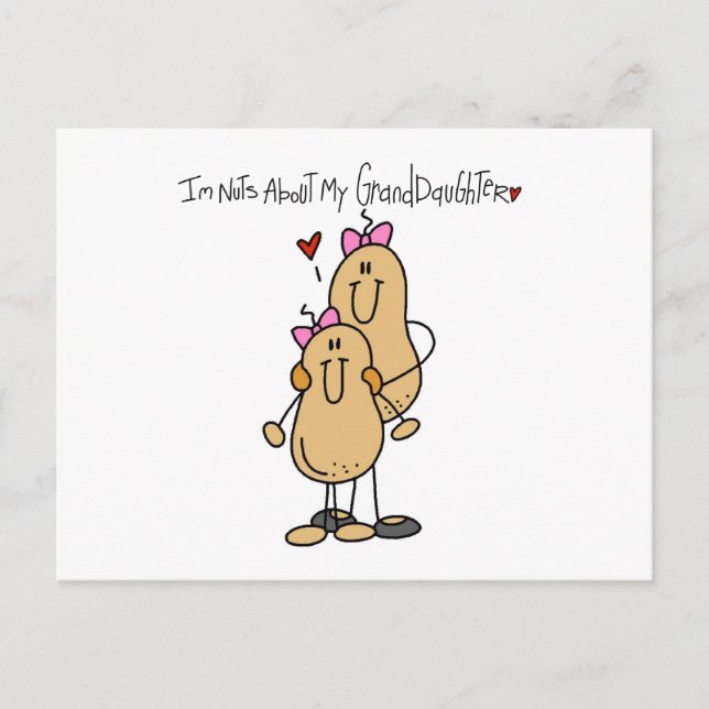 Postal Camisetas sobre las camisetas y regalos de mi niet (Anverso)