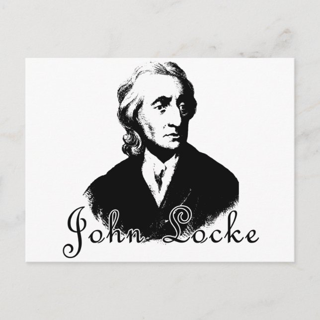 Postal Camisetas y productos JOHN LOCKE T (Anverso)