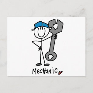 Postal Camisetas y regalos básicos para mecánicos