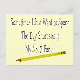 Postal Camisetas y regalos con lápiz Nº 2