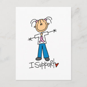 Postal Camisetas y regalos de apoyo al cáncer de mama I