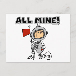 Postal Camisetas y regalos de Astronauta Mío