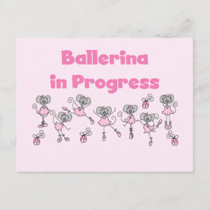 Postal Camisetas y regalos de Bailarina en Progreso