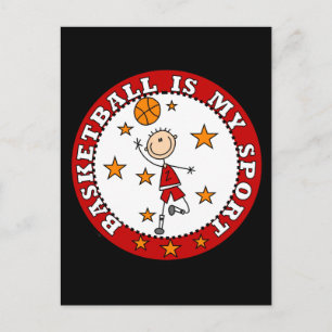 Postal Camisetas y regalos de baloncesto mi deporte