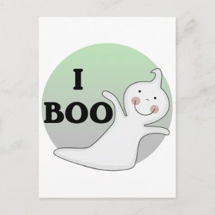Postal Camisetas y regalos de boo fantasmales