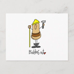 Postal Camisetas y regalos de Building Nut
