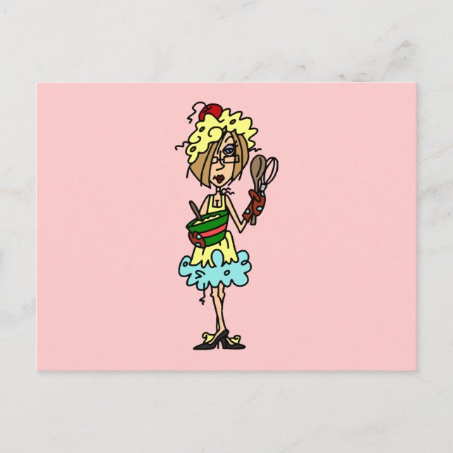 Postal Camisetas y regalos de Cocinero (Anverso)