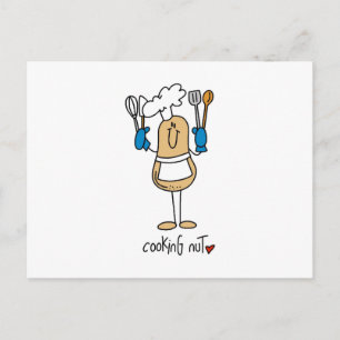 Postal Camisetas y regalos de Cooking Nut