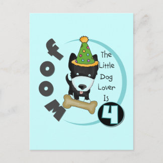 Postal Camisetas y regalos de cumpleaños de Dog Lover