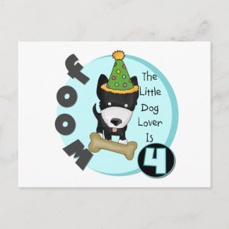Postal Camisetas y regalos de cumpleaños de Dog Lover
