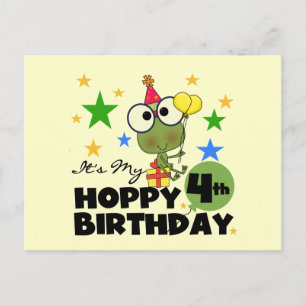 Postal Camisetas y regalos de cumpleaños de Hoppy Frog