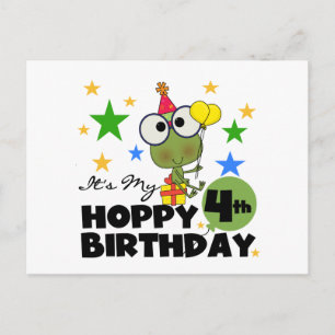 Postal Camisetas y regalos de cumpleaños de Hoppy Frog