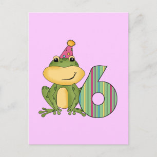 Postal Camisetas y regalos de cumpleaños de la rana de la
