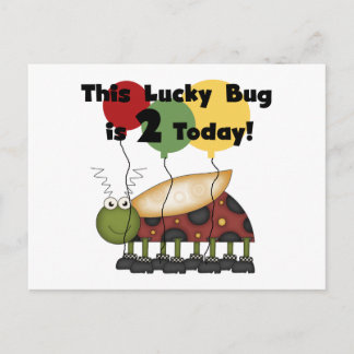 Postal Camisetas y regalos de cumpleaños de Lucky Bug