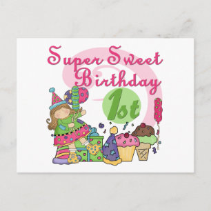 Postal Camisetas y regalos de cumpleaños súper dulces