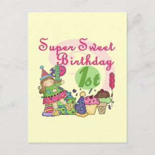 Postal Camisetas y regalos de cumpleaños súper dulces