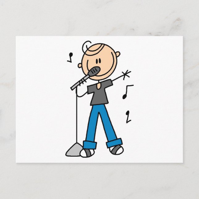 Postal Camisetas y regalos de estilo de un tirador mascul (Anverso)