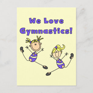 Postal Camisetas y regalos de gimnasia que amamos