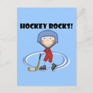 Postal Camisetas y regalos de hockey Rocks