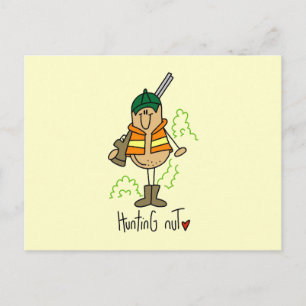 Postal Camisetas y regalos de Hunting Nut