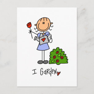 Postal Camisetas y regalos de jardinería