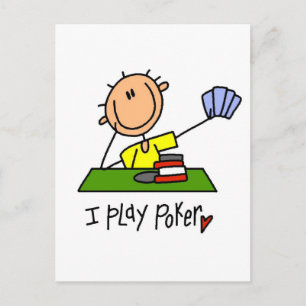 Postal Camisetas y regalos de Juego de Poker