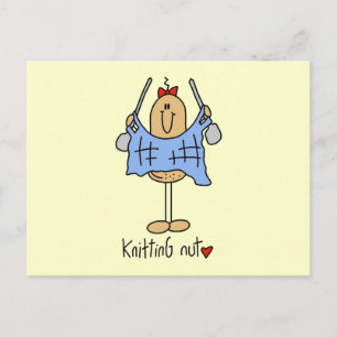 Postal Camisetas y regalos de Knitting Nut