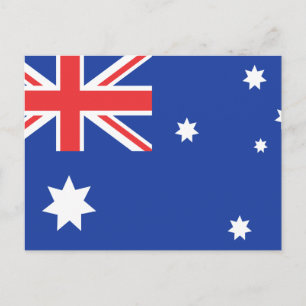 Postal Camisetas y regalos de la bandera australiana