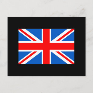 Postal Camisetas y regalos de la bandera británica