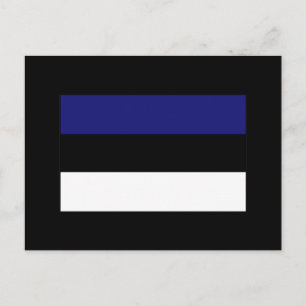 Postal Camisetas y regalos de la bandera de Estonia
