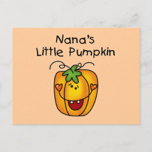 Postal Camisetas y regalos de la calabaza de Nana