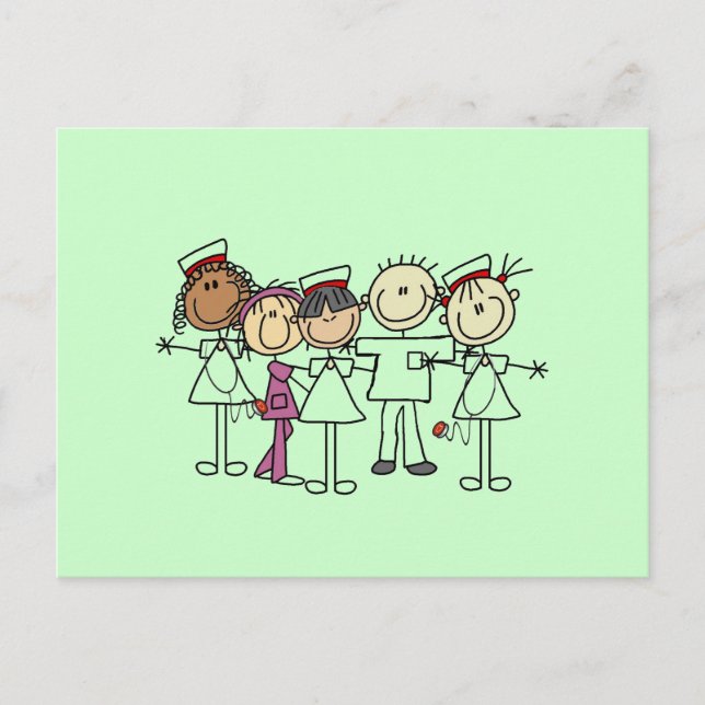 Postal Camisetas y regalos de la Semana de Enfermeras (Anverso)