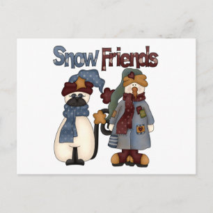 Postal Camisetas y regalos de los Amigos de la Nieve