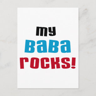 Postal Camisetas y regalos de My Baba Rocks