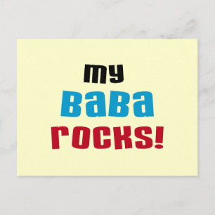 Postal Camisetas y regalos de My Baba Rocks