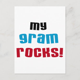 Postal Camisetas y regalos de My Gram Rocks
