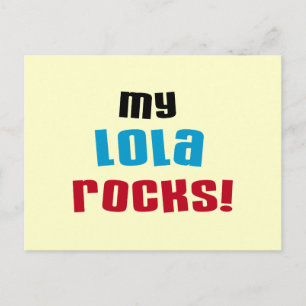 Postal Camisetas y regalos de My Lola Rocks