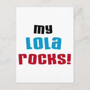 Postal Camisetas y regalos de My Lola Rocks