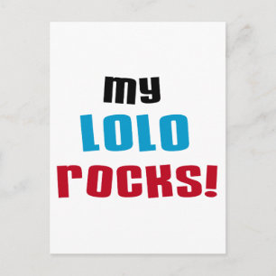 Postal Camisetas y regalos de My Lolo Rocks