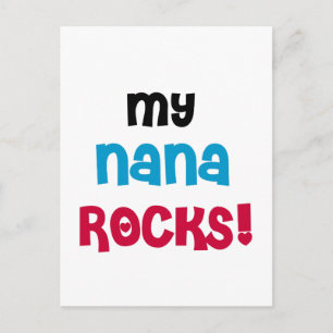 Postal Camisetas y regalos de My Nana Rocks