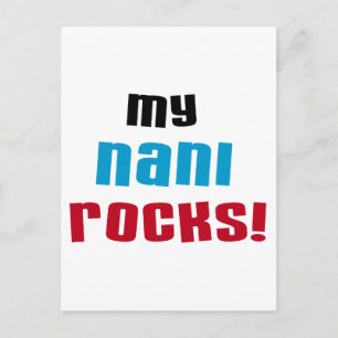 Postal Camisetas y regalos de My Nani Rocks