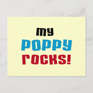 Postal Camisetas y regalos de My Poppy Rocks