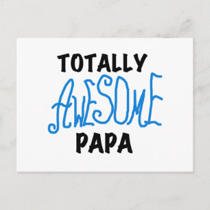 Postal Camisetas y regalos de papá totalmente asombrosos