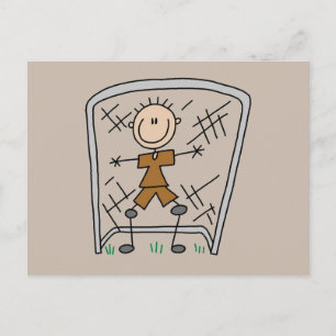 Postal Camisetas y regalos de portero de fútbol