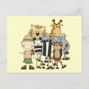 Postal Camisetas y regalos de Safari Boy