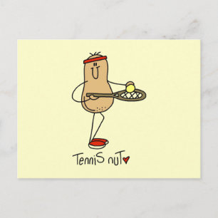 Postal Camisetas y regalos de Tennis Nut
