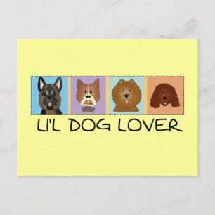 Postal Camisetas y regalos del amante del pequeño perro