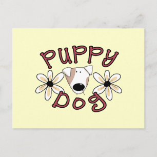 Postal Camisetas y regalos del perro de perrito de las